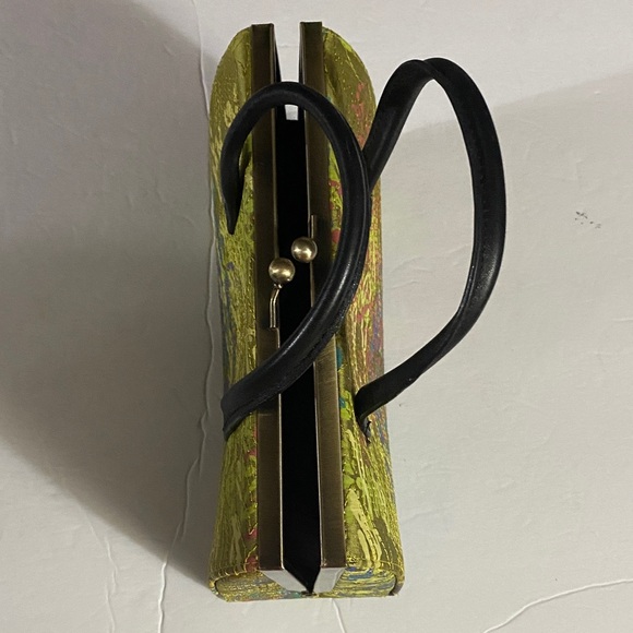 Kristen Lee Designs, Water Knabe, Silk Floral, Mini Bag, Satchel, RARE, like new - Picture 5 of 13